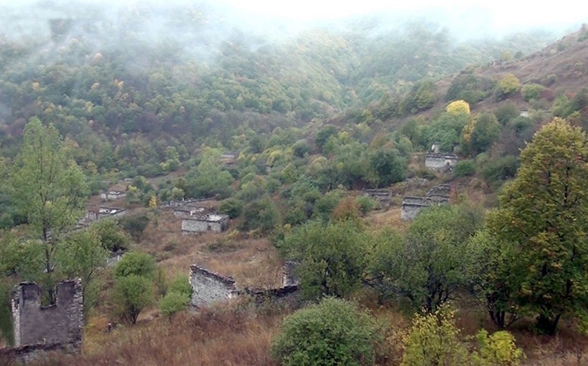 Освобожденное от оккупации село Истибулаг Кяльбаджарского района