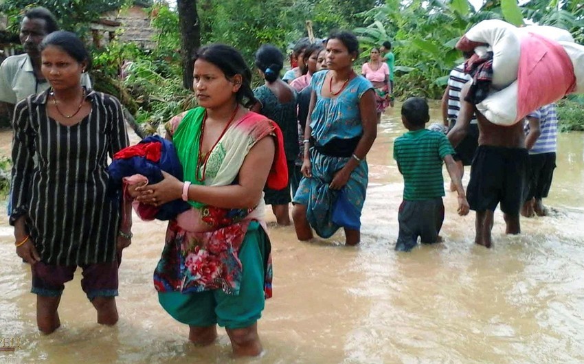 Nepalda daşqın və torpaq sürüşmələrində 88 insan ölüb, 30 nəfər itkin düşüb