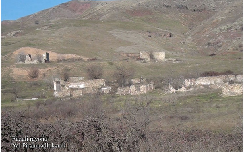 Кадры из села Ял Пирахмедли Физулинского района