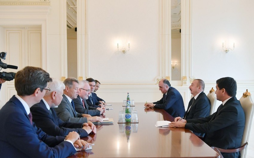 President Ilham Aliyev receives OSCE Minsk Group co-chairs