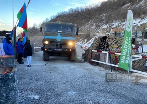 По дороге Ханкенди-Лачын беспрепятственно проехали 63 автомобиля российских миротворцев