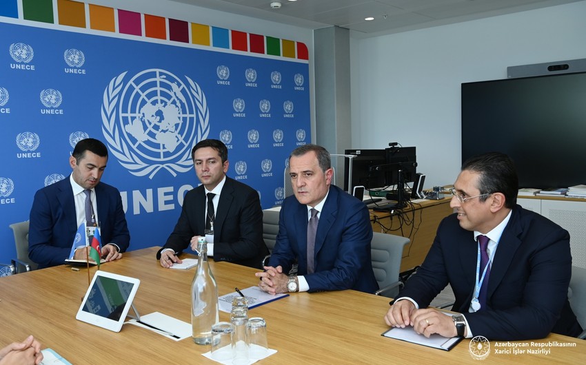 Jeyhun Bayramov informs UN representative about environmental terror in Karabakh