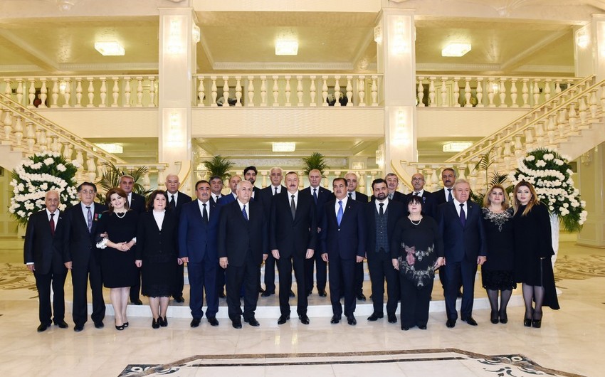 Prezident İlham Əliyev Gəncə Dövlət Filarmoniyasının yeni binasının açılışında iştirak edib