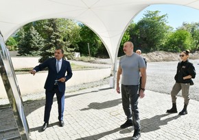 President Ilham Aliyev and First Lady Mehriban Aliyeva informed of tourism development concept of Hadrut 