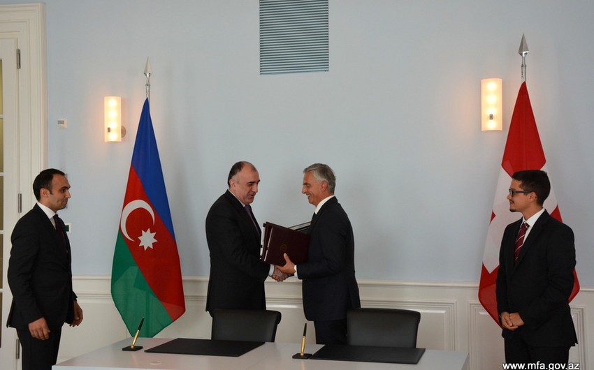 Азербайджан и Швейцария подписали соглашения об упрощении оформления виз и реадмиссии