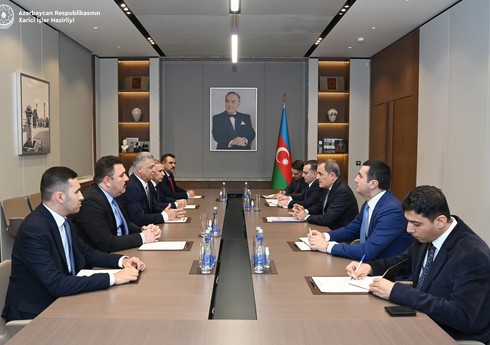 Глава МИД Азербайджана встретился с делегацией парламента Ирака 