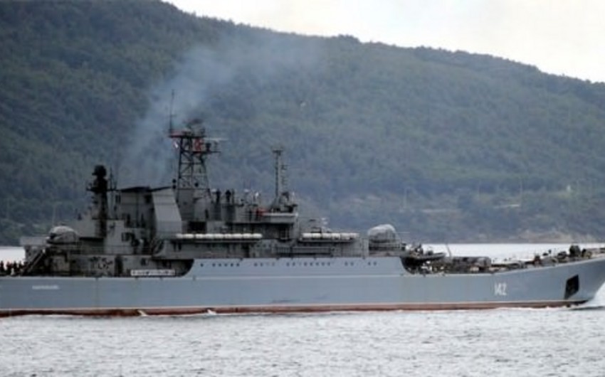 ​Rusiyanın hərbi gəmisi Çanaqqala boğazından keçib