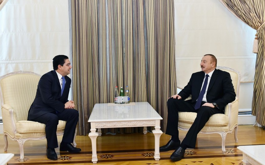Президент Ильхам Алиев принял министра иностранных дел и международного сотрудничества Марокко