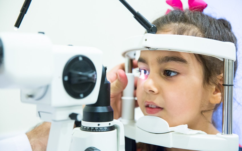 При поддержке RİİB проведено офтальмологическое обследование детей из детских домов и с ограниченными возможностями здоровья