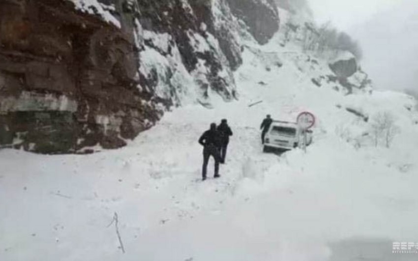 Автодорога Губа-Хыналыг закрыта из-за снегопада
