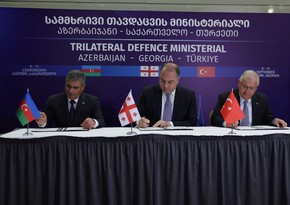 Turkish, Azerbaijani, Georgian defense ministers meet in Batumi