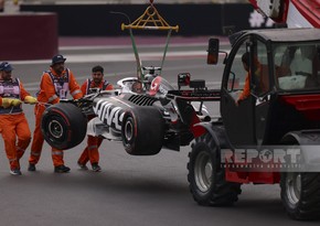 Formula 1: Haas pilotu Azərbaycan Qran-prisində qəza törədib