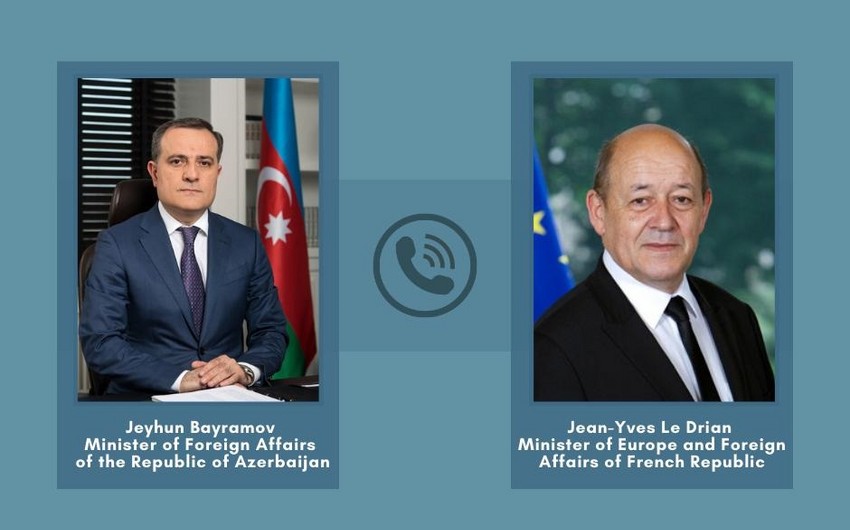 Министры иностранных дел Азербайджана и Франции обсудили заявление по Карабаху