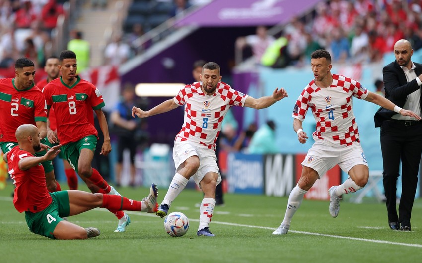 DÇ-2022: Mərakeş - Xorvatiya oyununda qalib müəyyənləşməyib