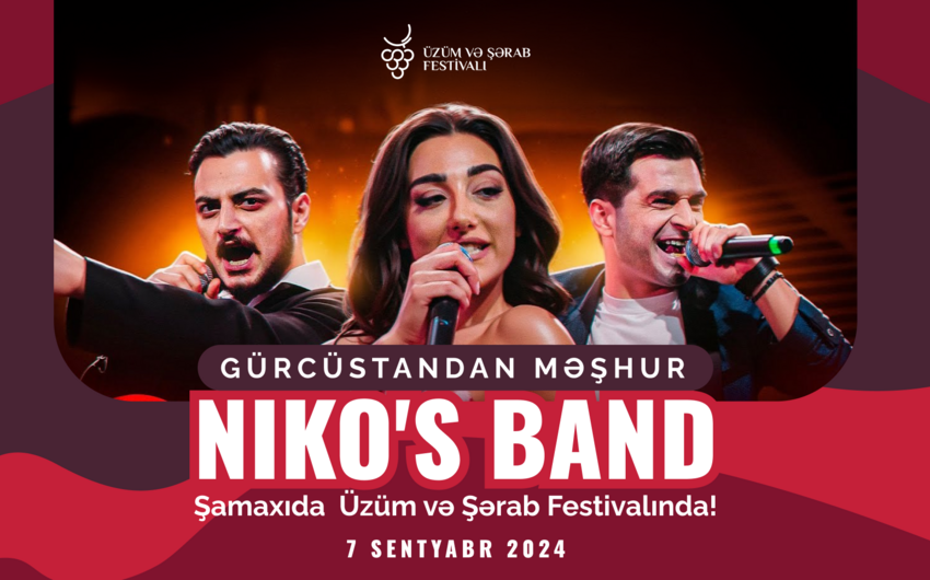 Mahnısı dünya hitinə çevrilən “Niko’s Band” Üzüm və Şərab Festivalında 