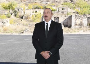 Azerbaijani leader: Present and future generations will always be proud of our martyrs