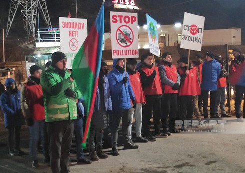 Активисты на дороге Ханкенди-Лачын призывают мировое сообщество встать на защиту экологии