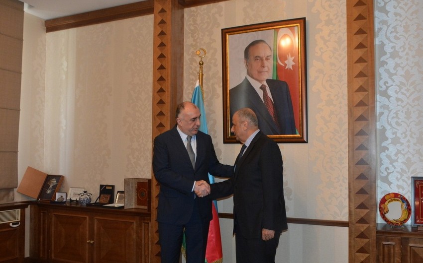 Эльмар Мамедъяров встретился с завершившим дипмиссию в Азербайджане послом Грузии