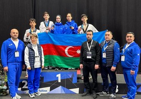 Азербайджанские тхэквондисты завоевали 12 медалей на Кубке президента в Таллине