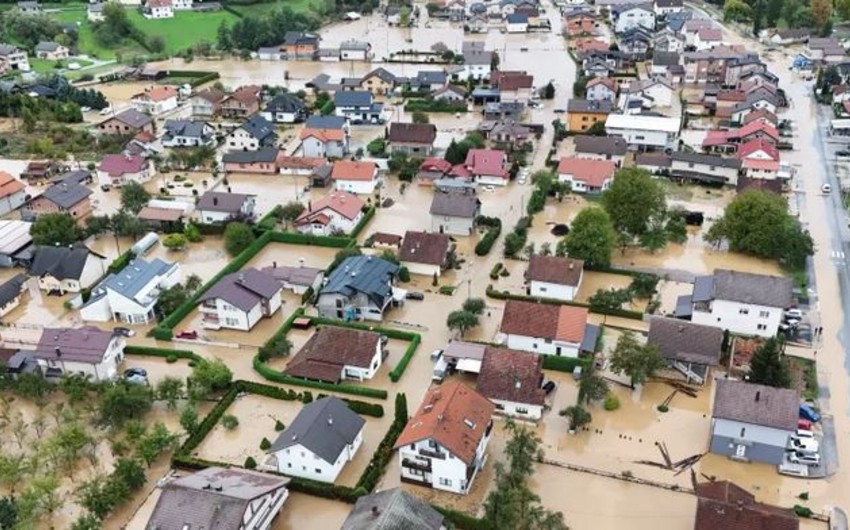 Bosniya və Herseqovinada daşqınlar nəticəsində 14 nəfər ölüb