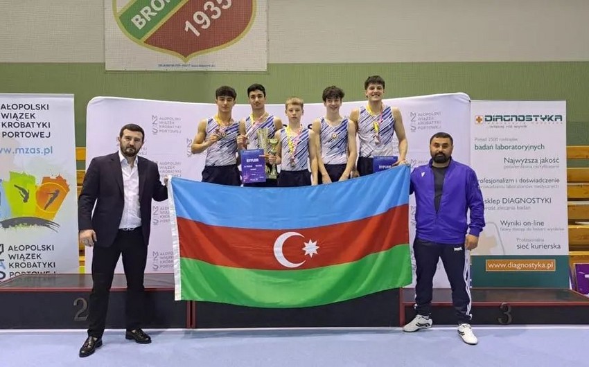 Azərbaycan gimnastları beynəlxalq turniri 7 medalla başa vurublar