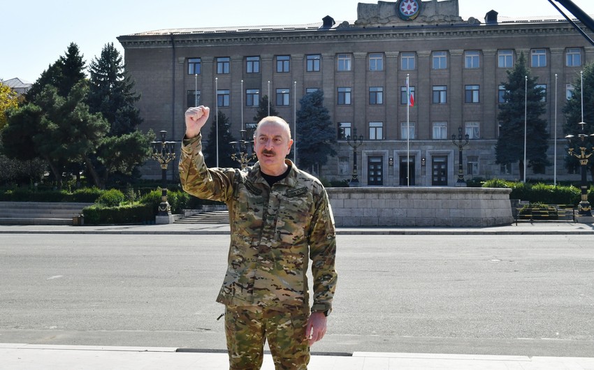 President Ilham Aliyev: Today we are in the center of Khankendi, under ...