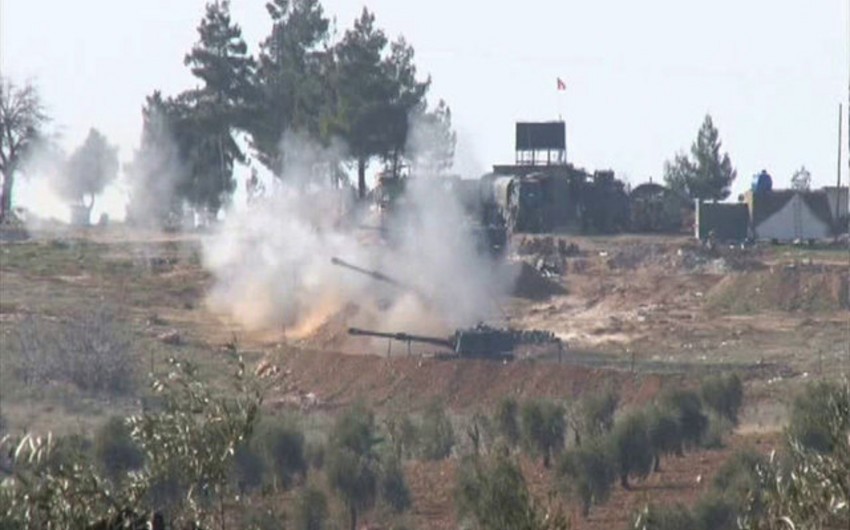 Türk ordusu PYD-nin Suriyadakı mövqelərinə zərbələri davam etdirir