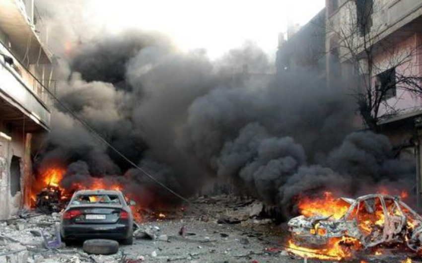 Suriyada partlayış nəticəsində yaralananların sayı 110 nəfərə çatıb - YENİLƏNİB-2