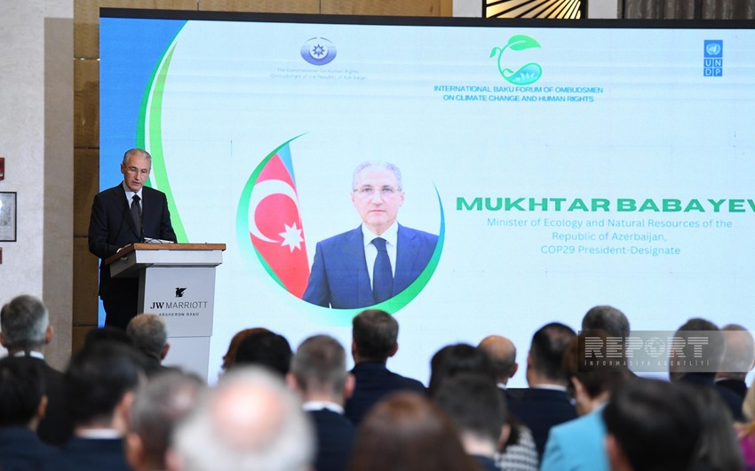 Mukhtar Babayev: Work is underway to prepare new climate strategy