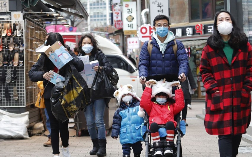 Cənubi Koreyada koronavirusa yoluxanların sayı 1 200-ü ötdü