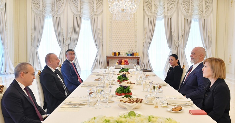 President Ilham Aliyev has expanded meeting with Prime Minister of Albania