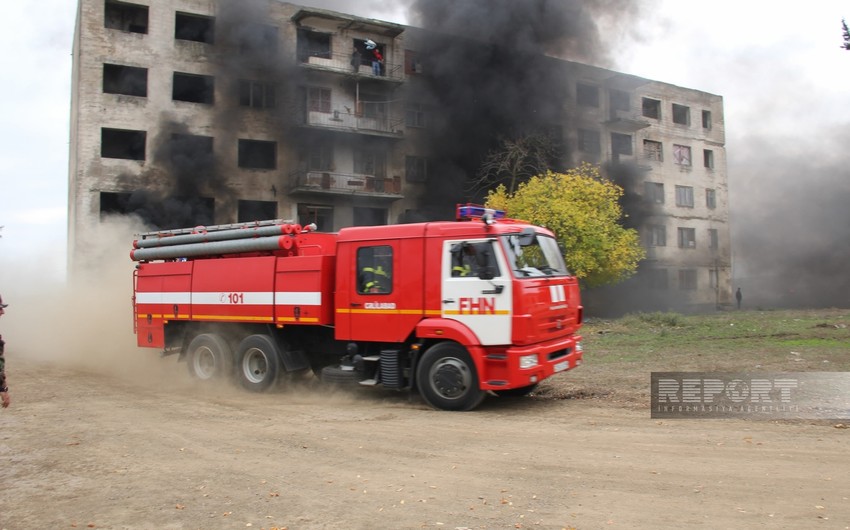 FHN Cəlilabadda kompleks mülki müdafiə təlimi keçirib