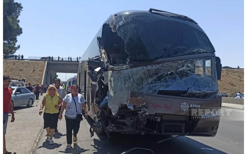 Ötən gün Bakı-Sumqayıt yolundakı qəzada yaralanan 14 nəfər evə buraxılıb, 5-nin müalicəsi davam etdirilir