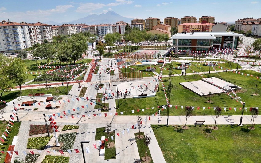 Türkiyədə Qarabağ parkının açılışı olub
