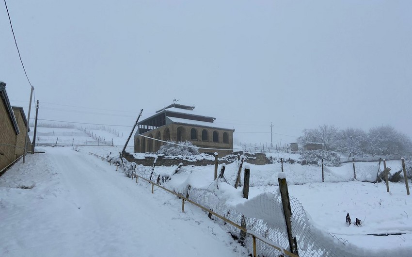 Завтра в Азербайджане в горной местности выпадет снег