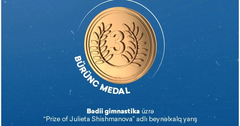Azərbaycan bədii gimnastları beynəlxalq turnirdə 5 medal qazanıblar