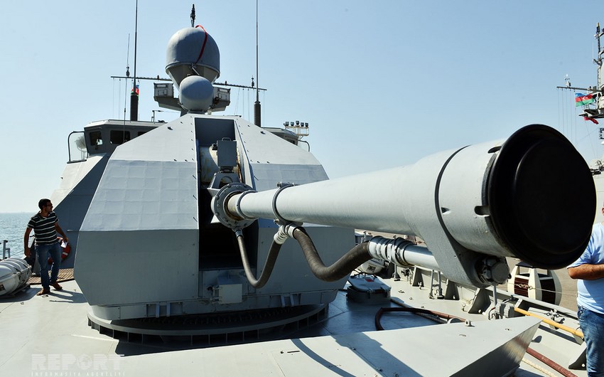 ​Российские военные корабли в Баку - ФОТОРЕПОРТАЖ