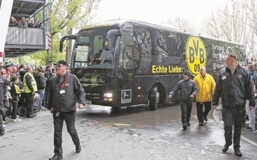 Взрыв произошел рядом с автобусом футбольного клуба Боруссия, есть пострадавший