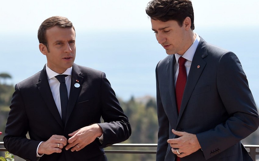 Macron, Canadian PM discuss Karabakh issue