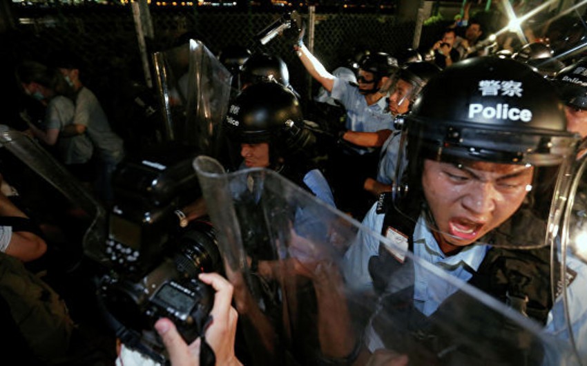 В Гонконге вновь беспорядки, есть пострадавшие