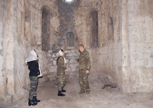 Президент: Тот факт, что албанский храм находится в таком состоянии, еще раз демонстрирует фальсификации армян