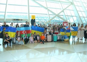 30 more children from Ukraine arrive in Azerbaijan for rehabilitation