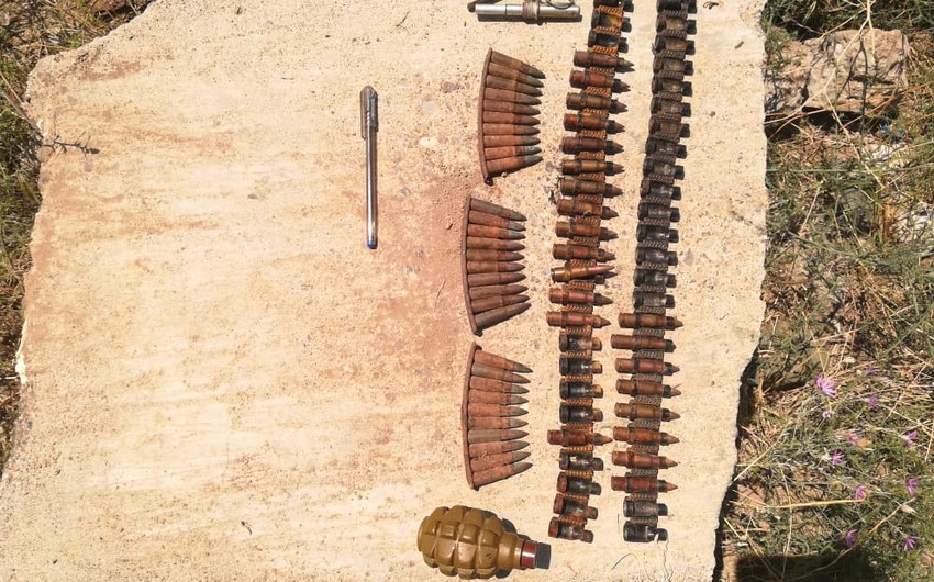 В Газахе обнаружены граната и боеприпасы