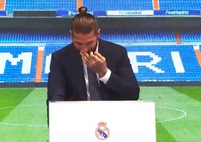 Ramos Real Madridlə vidalaşarkən ağladı