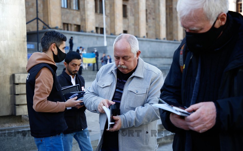 В Тбилиси прошла акция, посвященная Ходжалинскому геноциду
