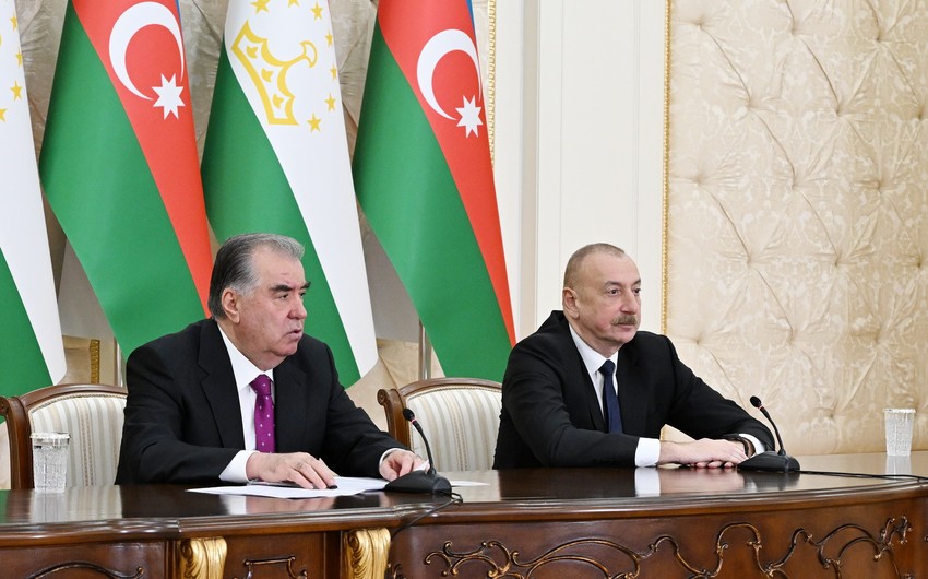 Tacikistan Prezidenti: Azərbaycanla təhlükəsizlik sahəsində səmərəli əməkdaşlığın səviyyəsindən razıyıq