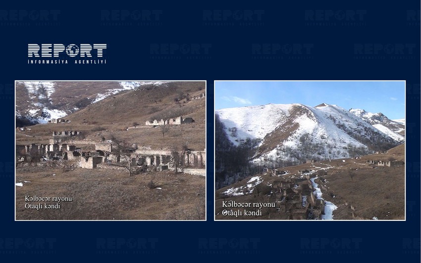 Footage from Otagli village of Kalbajar region
