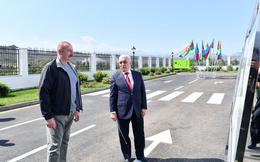 President Ilham Aliyev attends opening of Azerenergy OJSC’s Jahangirbayli Hydroelectric Power Plant