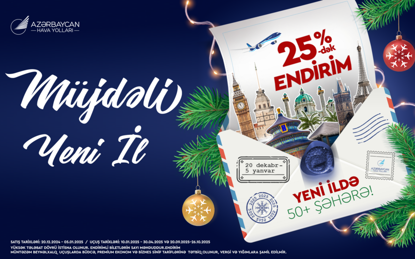 New Year opportunities with AZAL: Discounted tickets now available