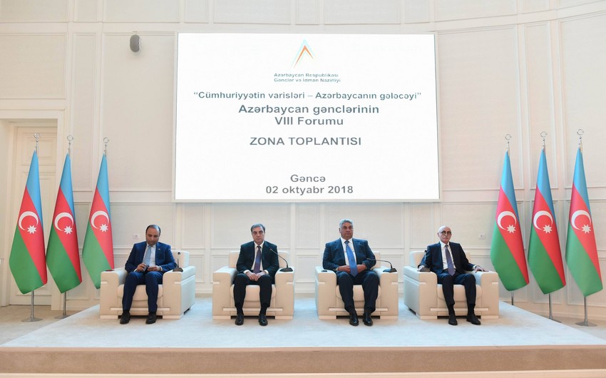 Azərbaycan gənclərinin VIII Forumunun ilk zona toplantısı keçirilib